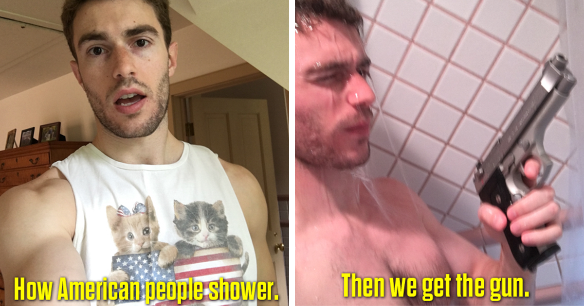 best of Shower man Asian helps