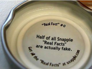 Fact fun snapple