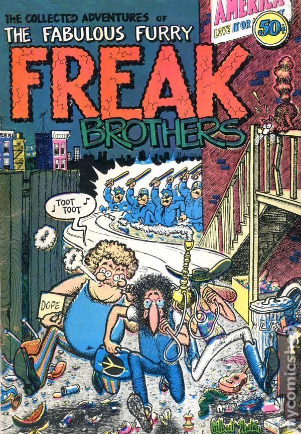 Faboulous furry freak brothers comic strip