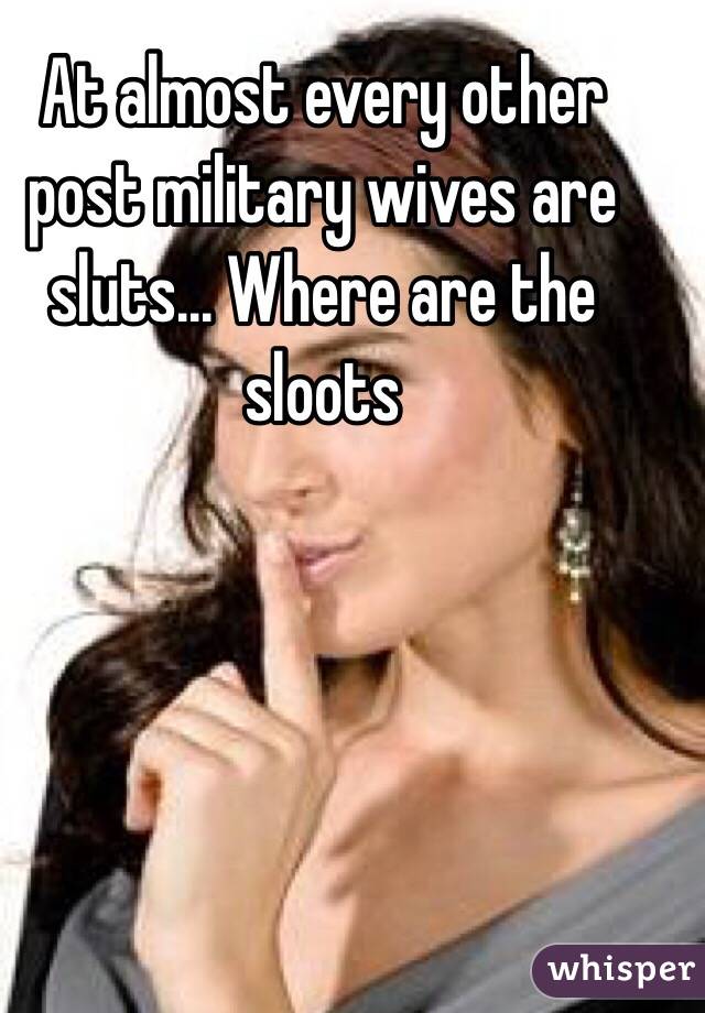 Bass reccomend Slut army wife photos