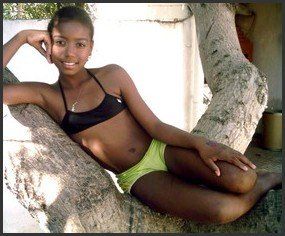 African teen nude