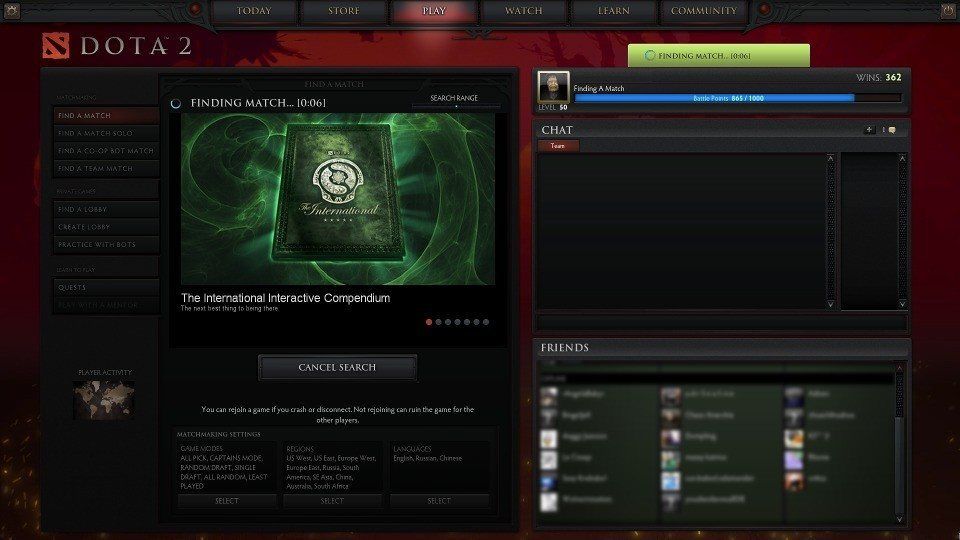 How to fix matchmaking in dota 2