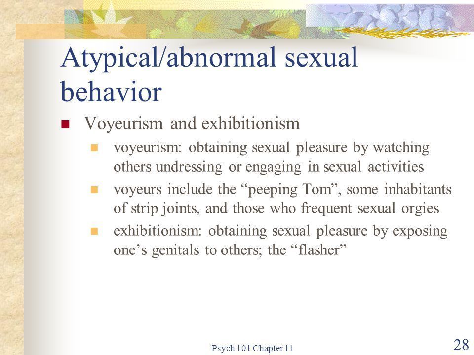 best of Sexual behavior Voyeurism