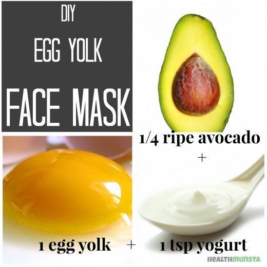 Egg yolk facial