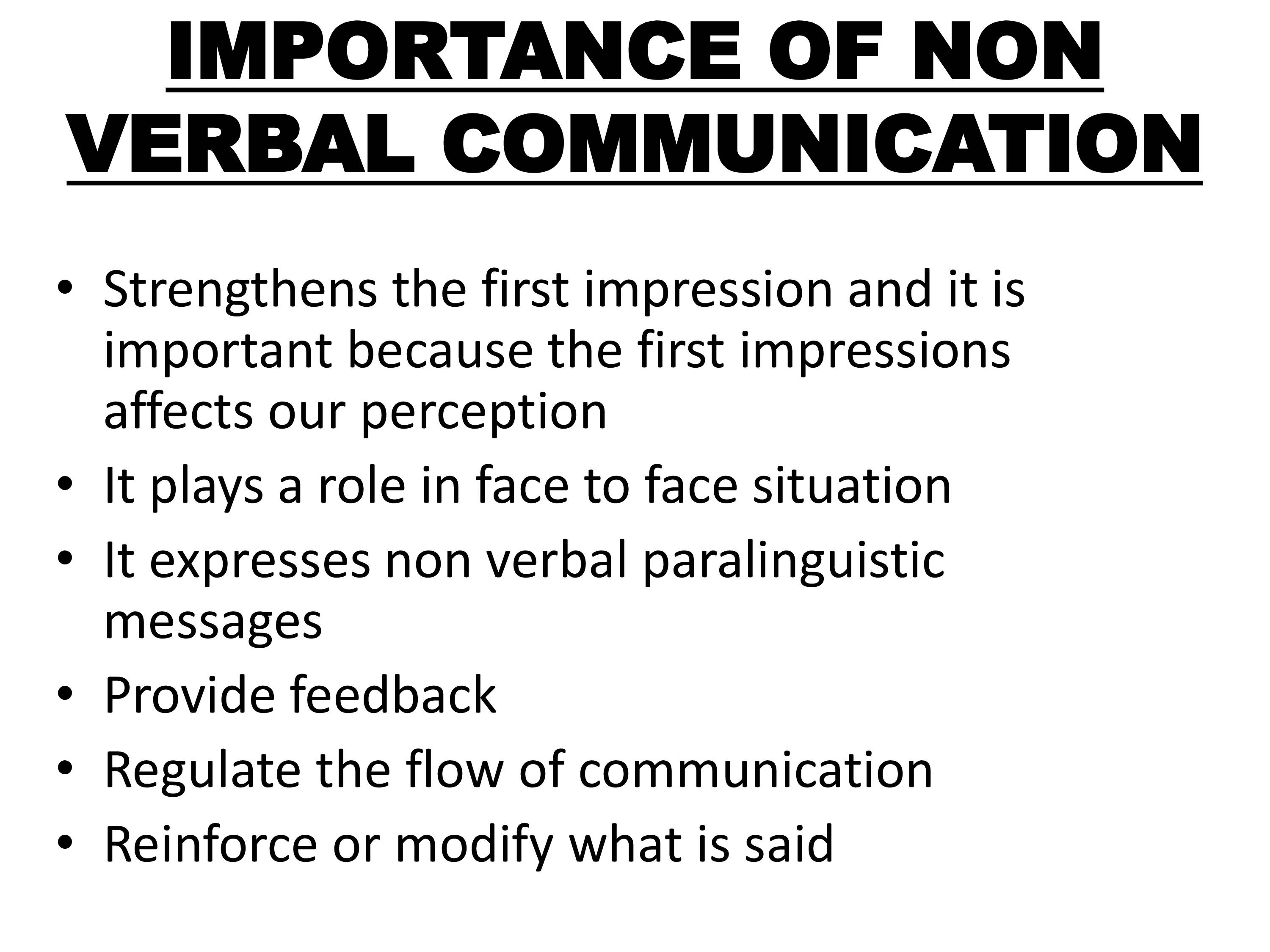 Importance of oral presentation