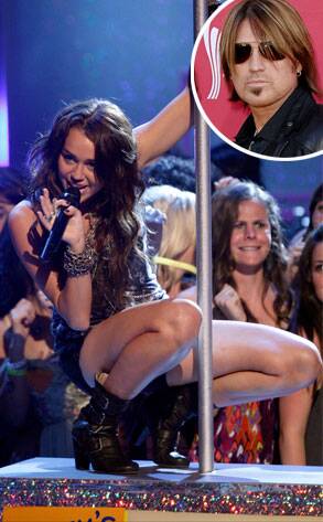 Miley cyrus peoples choice stripper pole