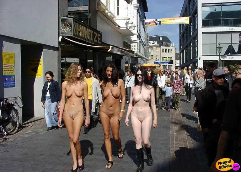 Free naked women walking in the street pictures
