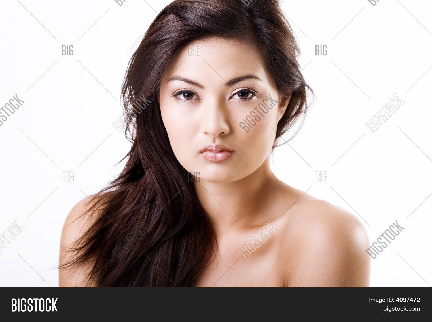 Pretty asian women faces