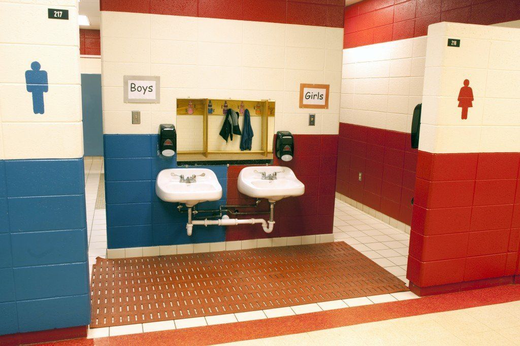 Middle school restroom sex