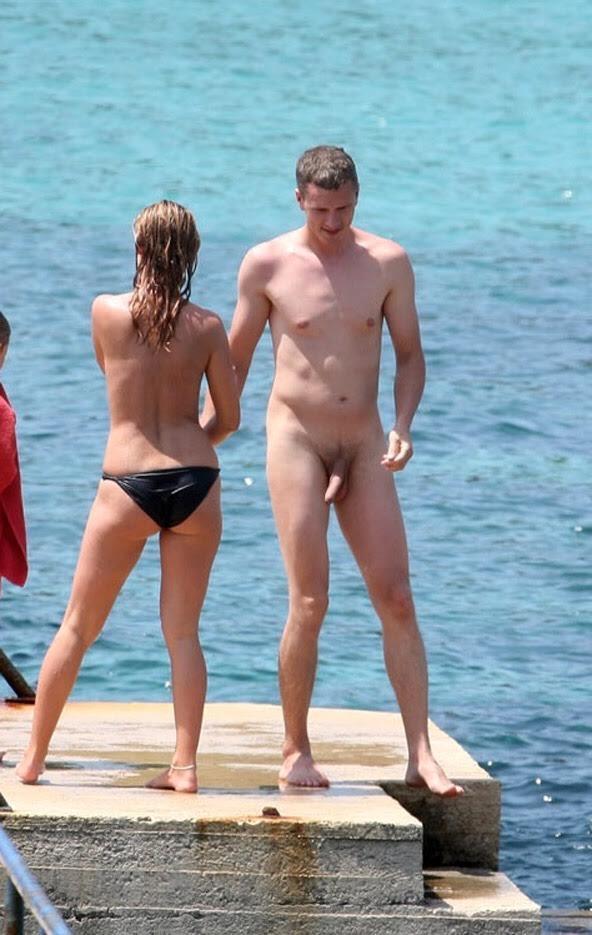 Beach Girlfriends Nude Erection