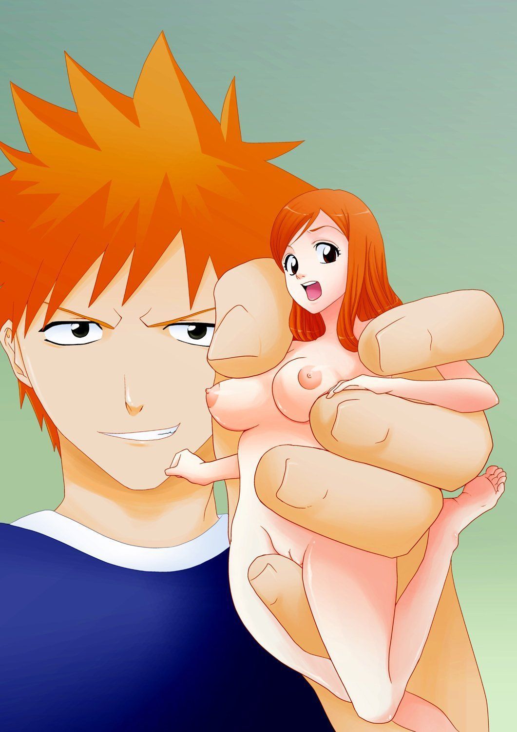 Pussy of nude orihime