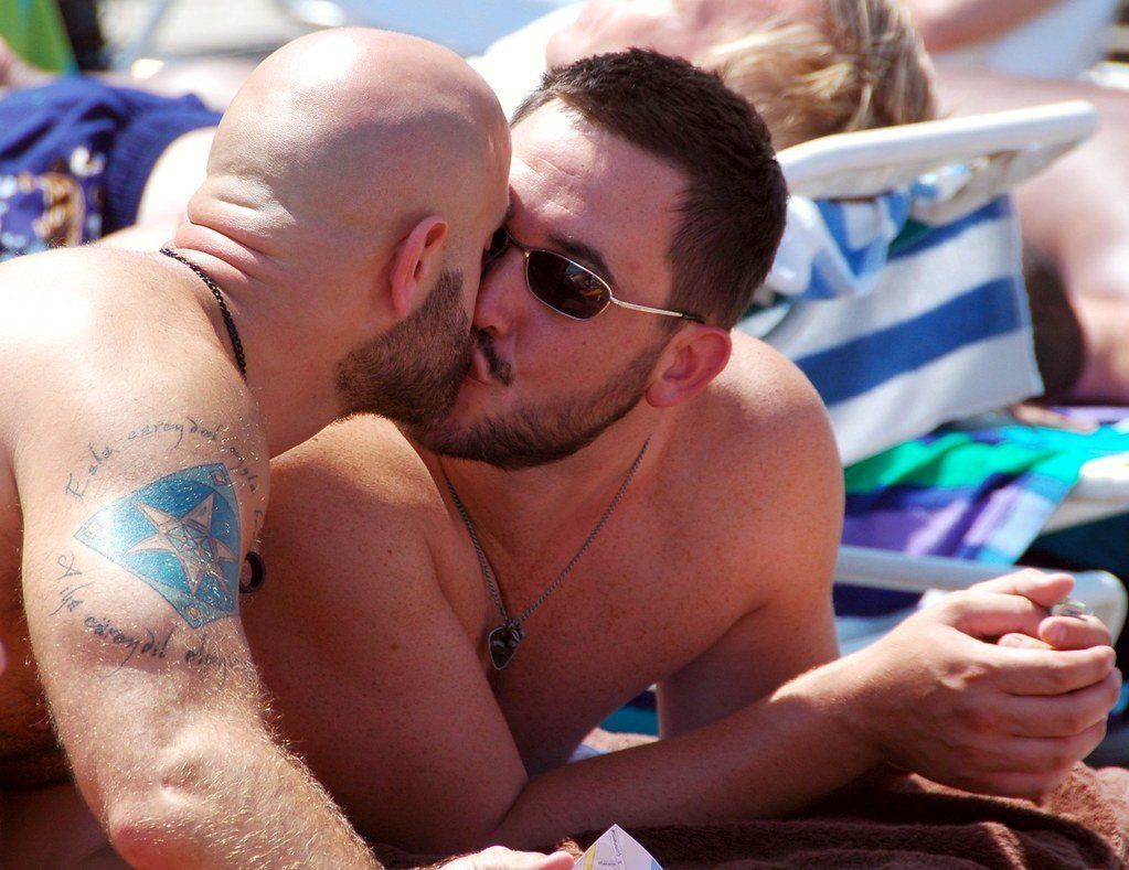 Gay hairy kissing
