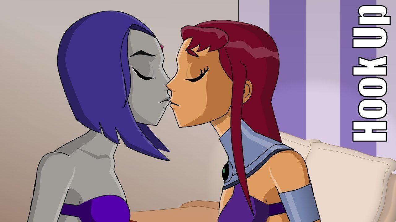 Bombay reccomend Raven And Starfire Kissing