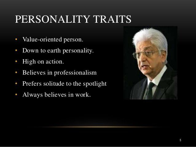 Down to earth personality