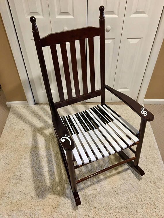 Hand painted adult rocking chairs