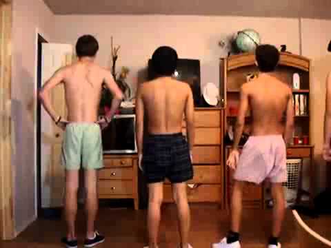 Male teens dancing nude