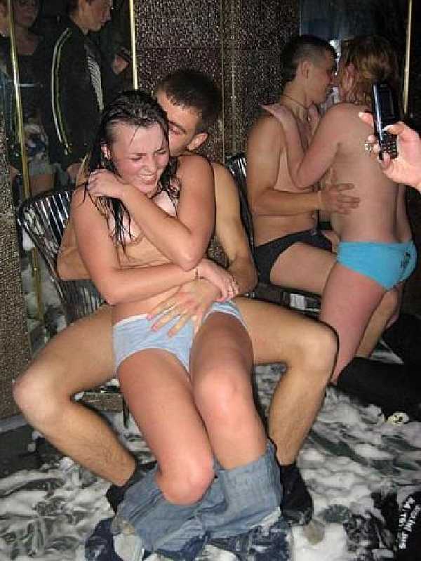 Foam party naked