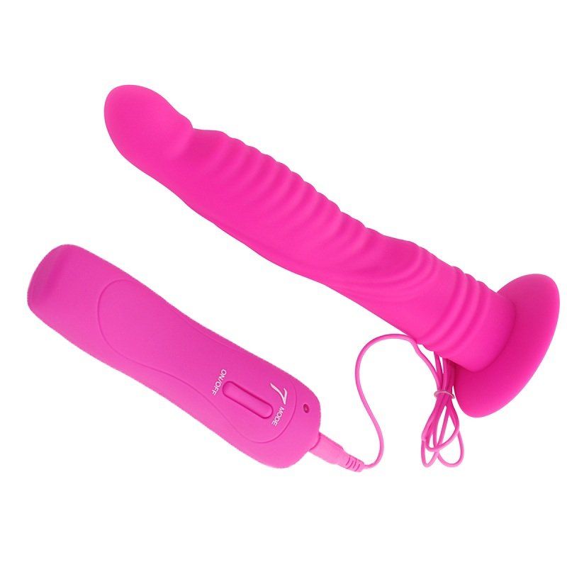 Female pink dildo sex