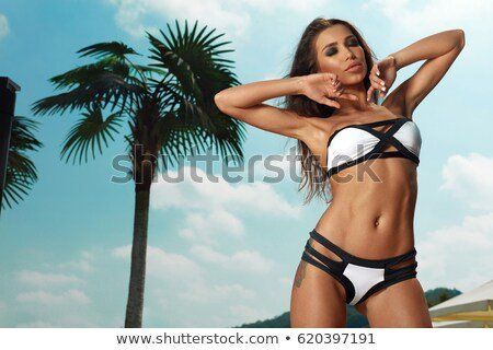 High resolution bikini women