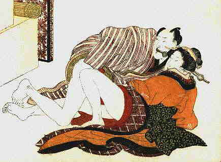 Mature women sitting on bed