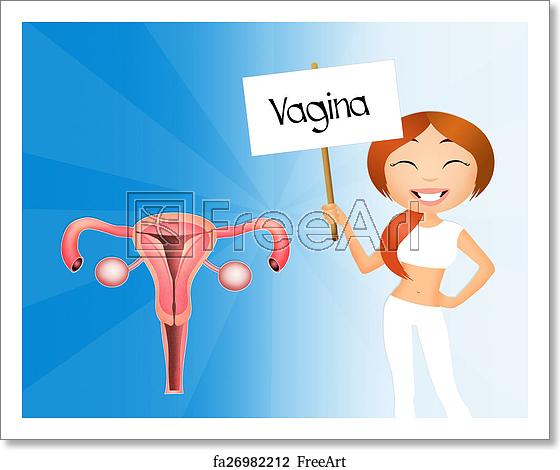 Blue print of a vagina Photos