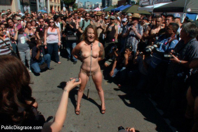 Public humiliation nudity bondage