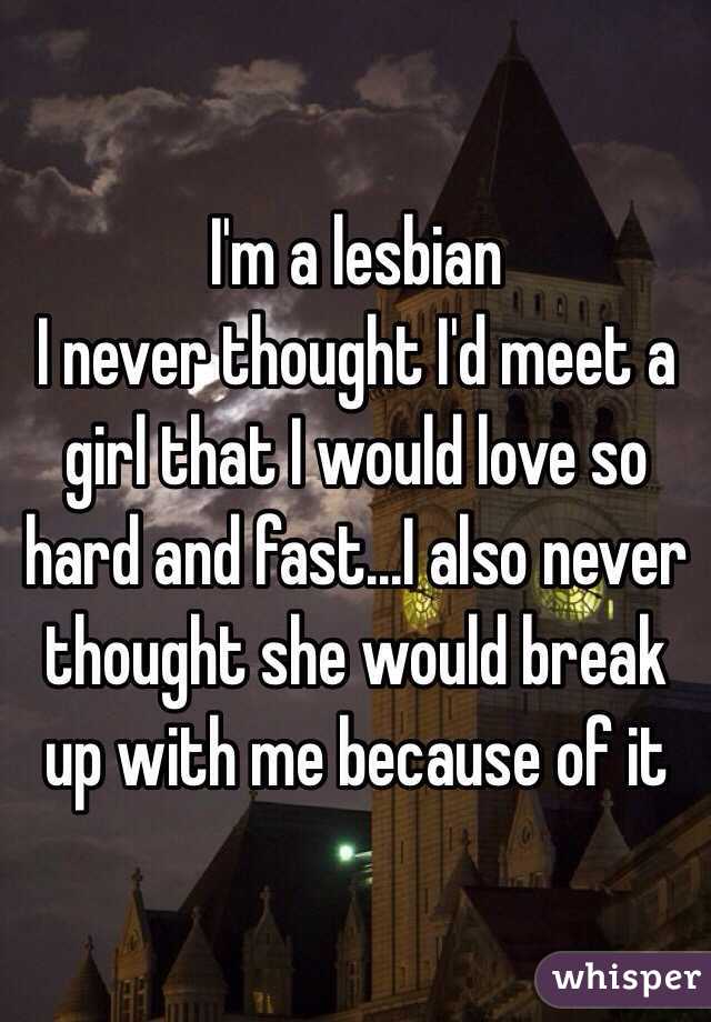 Catfish reccomend Recent lesbian break ups