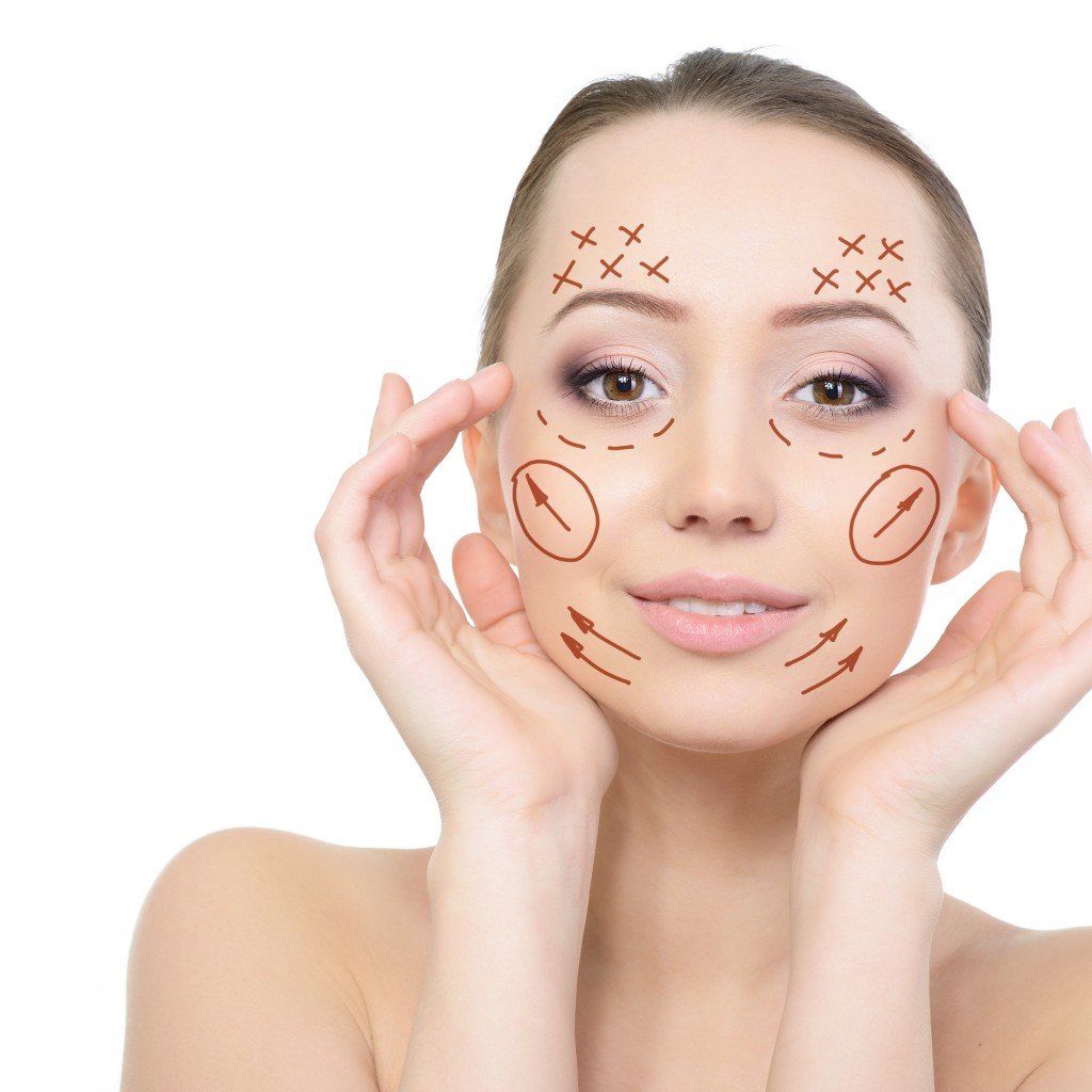 Example of facial rejuvenation ad online
