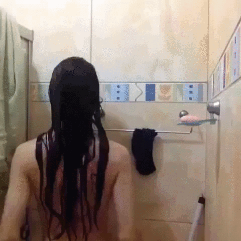 Naked teen girls showering gifs