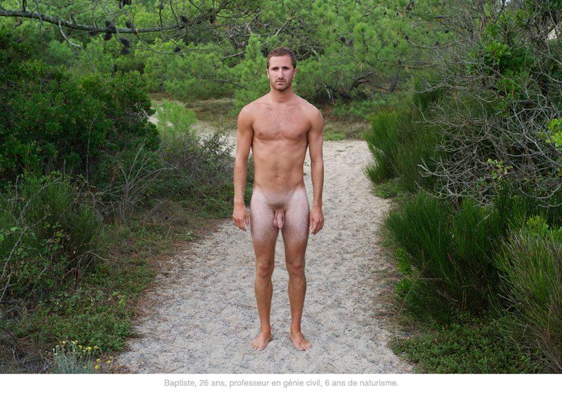Man naturist nudist competition