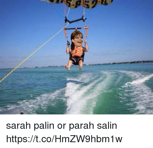 Sarah palin parasailing joke