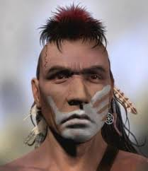 Jail B. reccomend Native american half red facial image