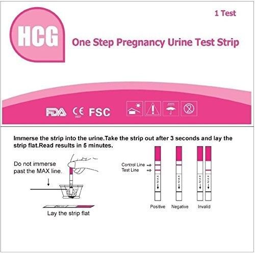 JK reccomend Answer plus pregnancy test strip