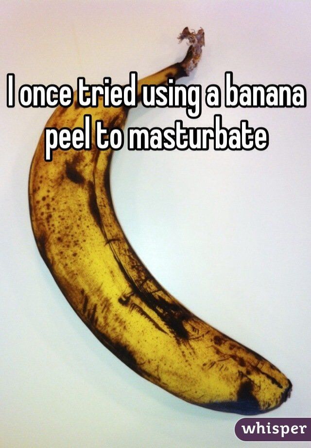best of For masturbation peel Banana