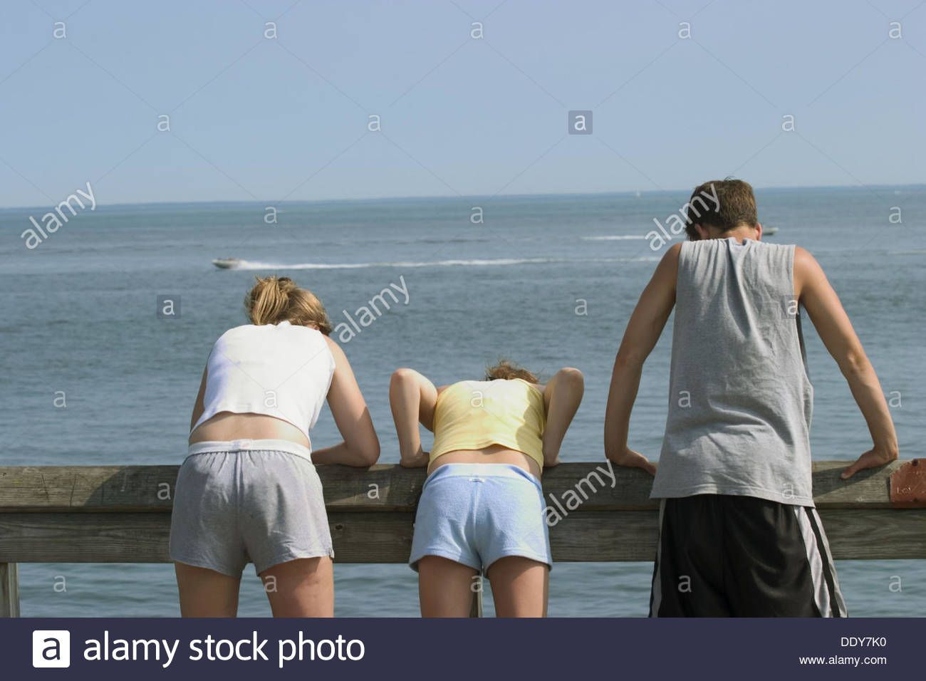 Beach girls from behind  photo