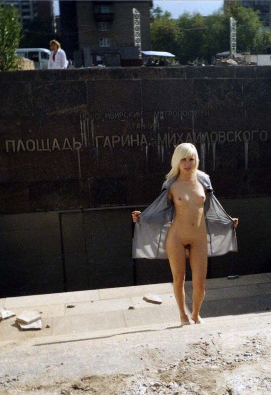 Blonde teen russian nude public