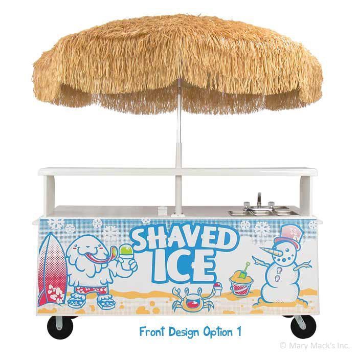 Shaved ice vending