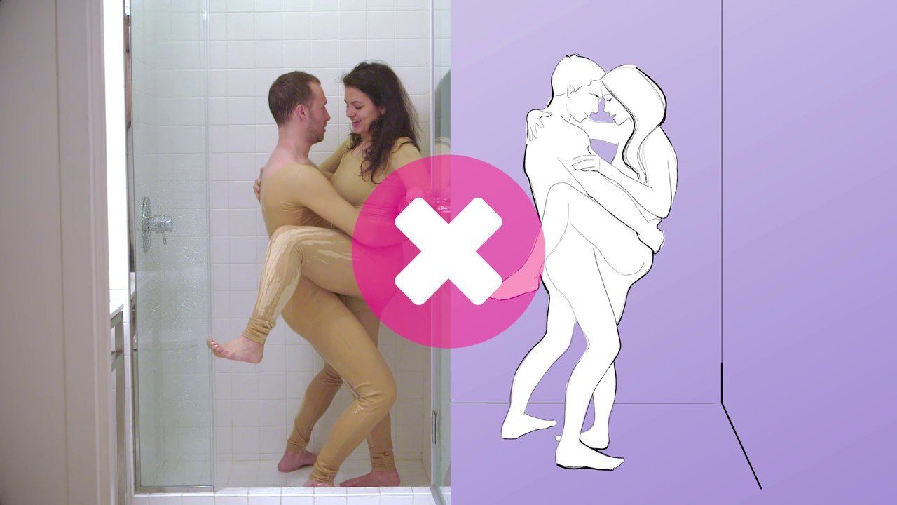Positions for sex in the shower
