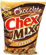 Chocolate caramel chex mix