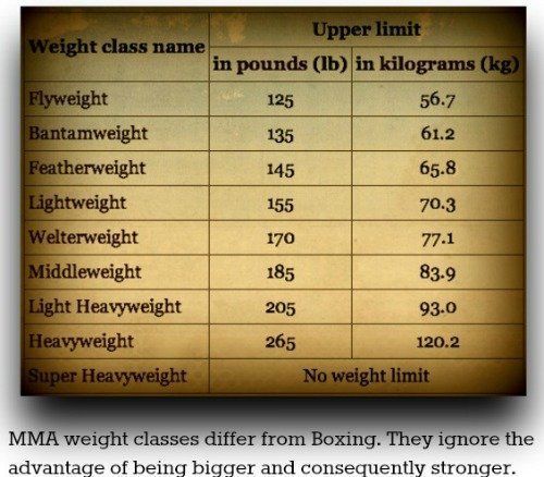 best of Mma classes Amateur weight