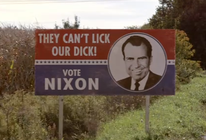 Dick funny political slogan
