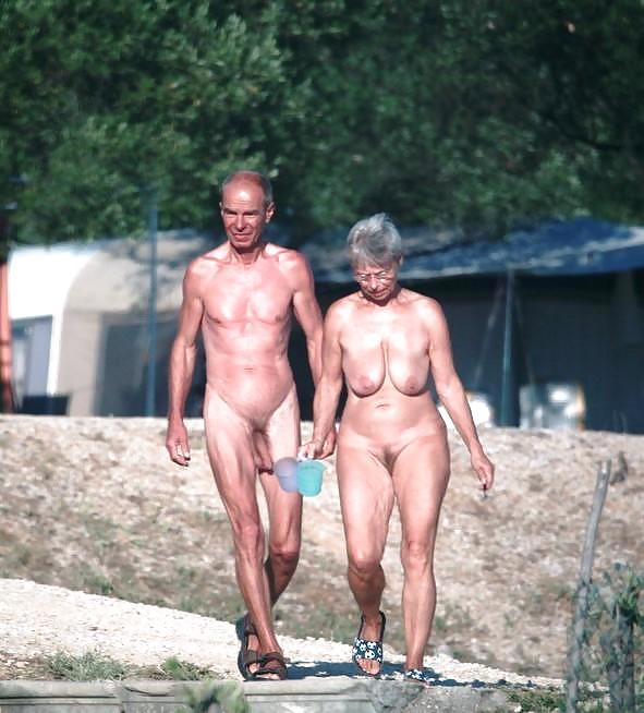 Nudist granny and grandad beach pixs  photo