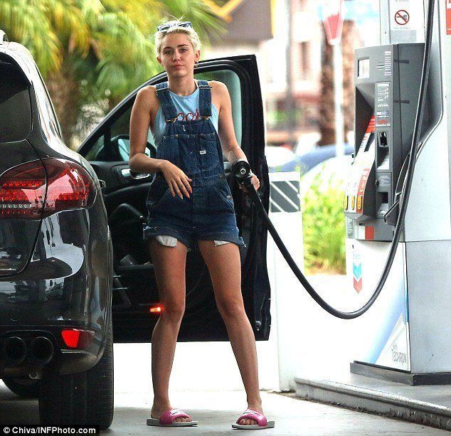 Filling her up