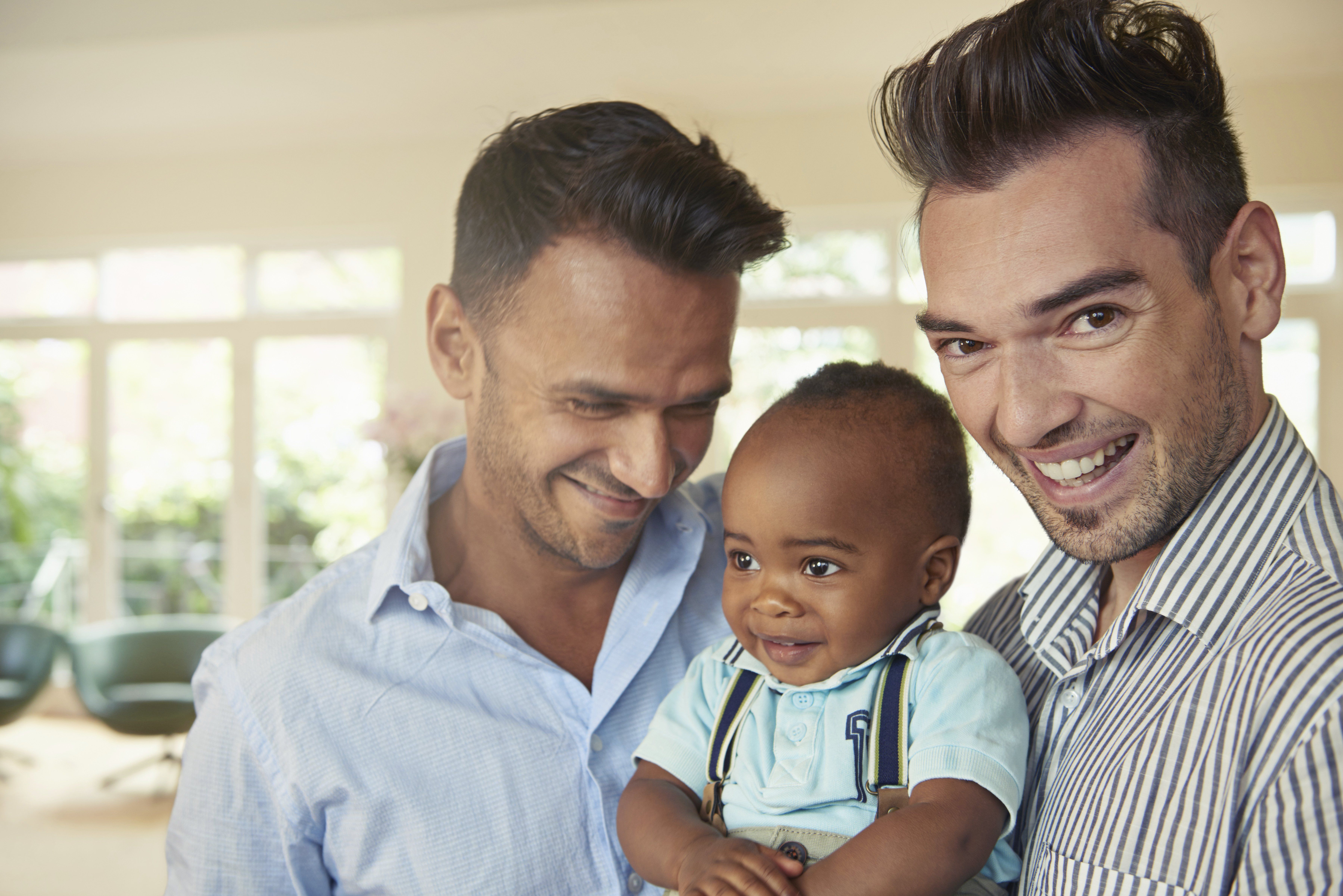 Gay parents and adoption