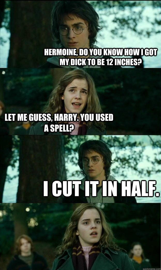 Dart reccomend Harry potter s dick