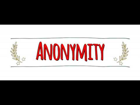 Yellowjacket reccomend How to pronounce anonymity