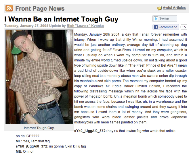 best of Tough guy copypasta Internet
