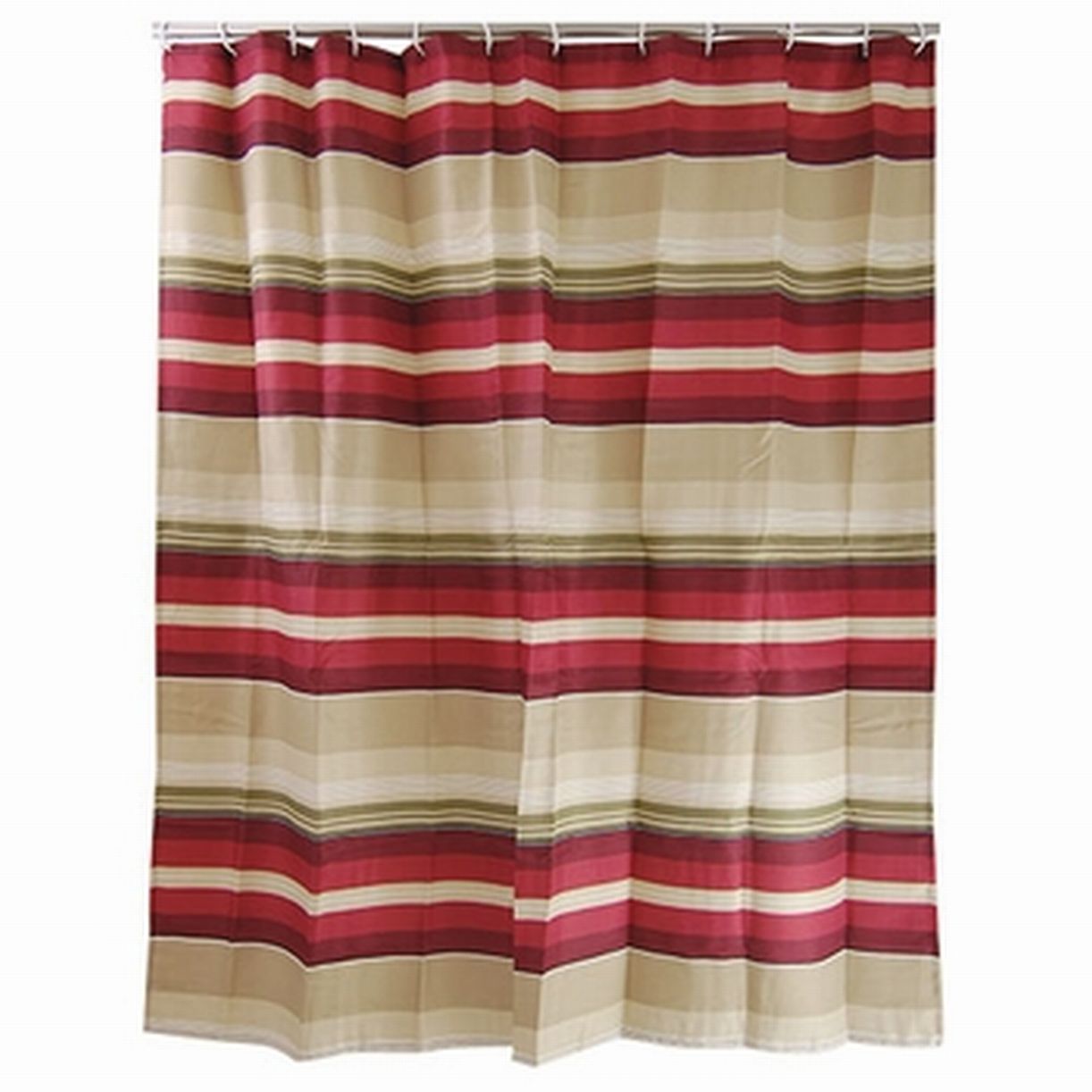 Madison striped shower curtain
