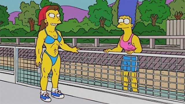 Helmet reccomend Marge simpson buff and naked