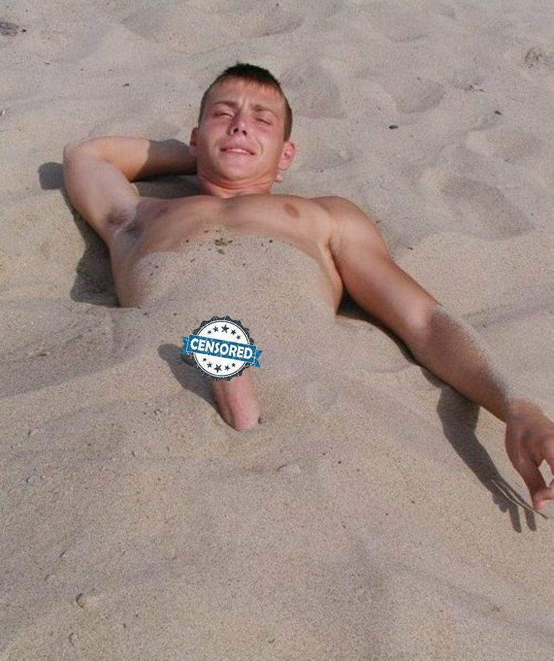 best of Beach erections men Nude